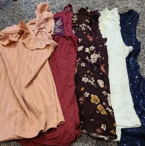 Lot of 5 maurices tops